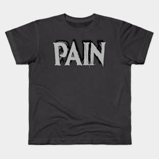 Pain text with crack Kids T-Shirt